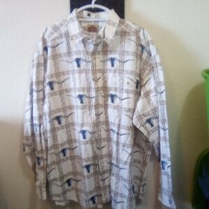 Barnfly western button front shirt